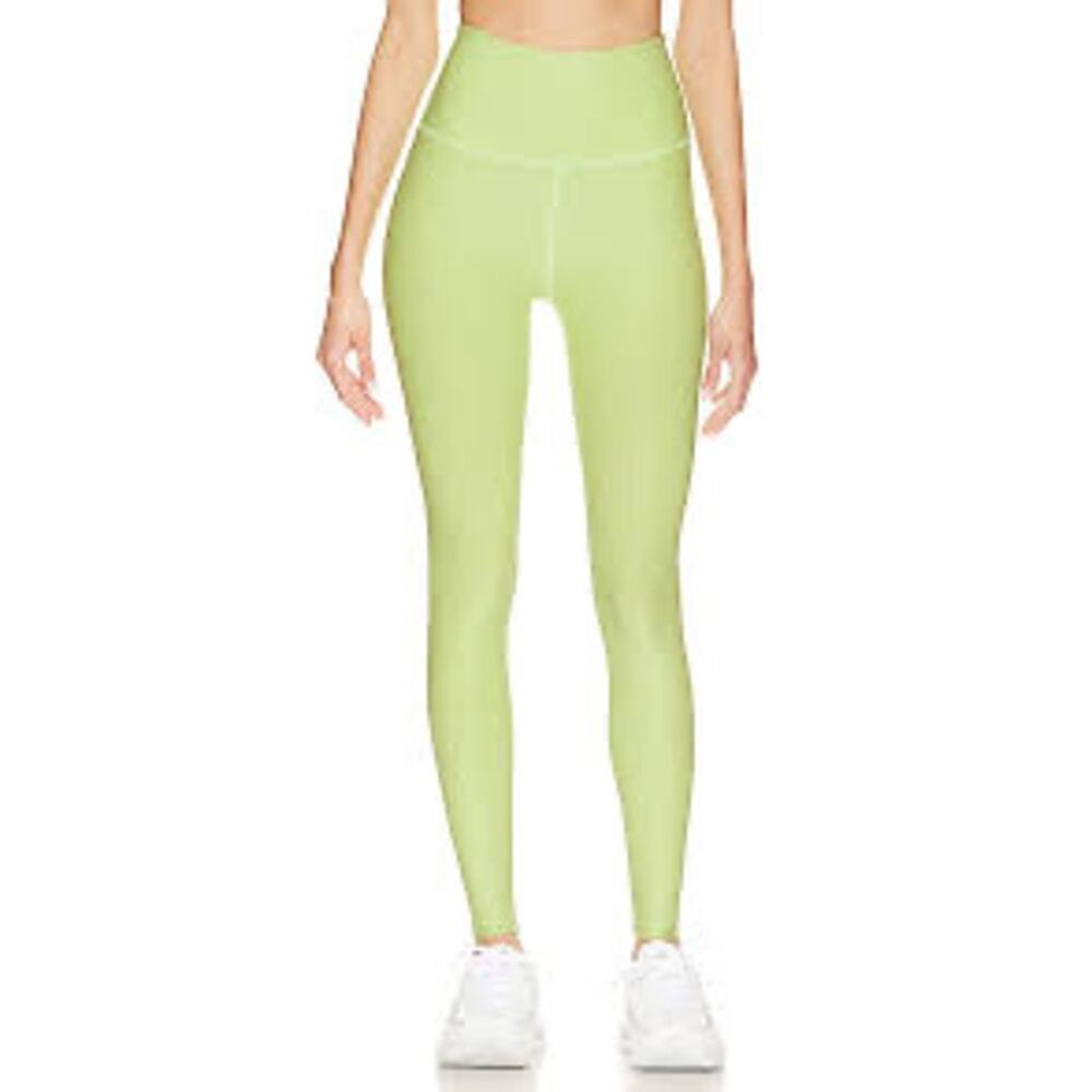 Beyond Yoga Spacedye Caught In The Midi Legging Size XS Lime Ice Heather